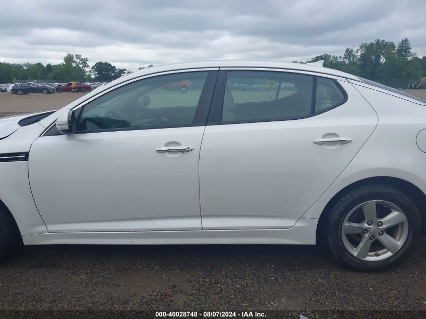 2014 Kia Optima Lx VIN: KNAGM4A74E5475406 Lot: 40028748