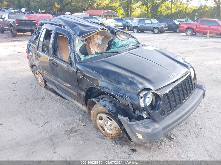 2007 Jeep Liberty Sport VIN: 1J4GL48K77W708038 Lot: 40028870