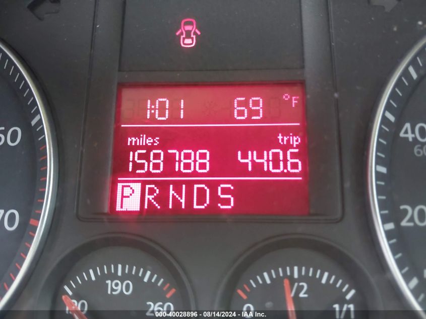 2009 Volkswagen Jetta S VIN: 3VWJM71K29M087568 Lot: 40028896