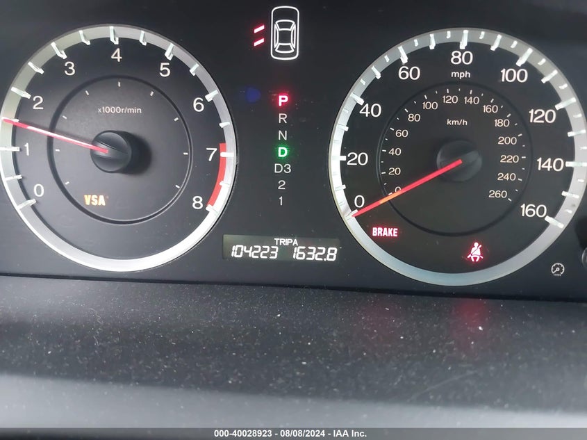 2010 Honda Accord 2.4 Lx VIN: 1HGCP2F39AA026521 Lot: 40028923