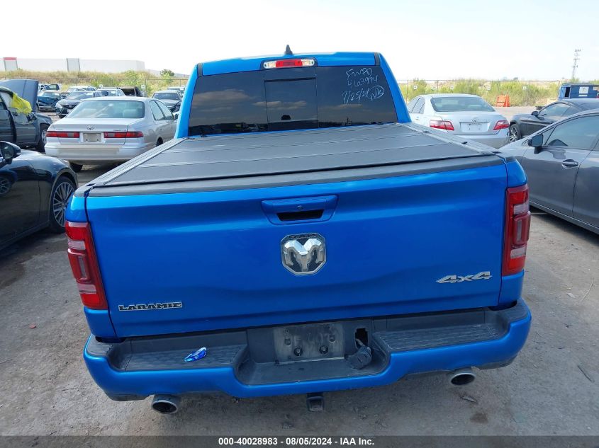 2021 Ram 1500 Laramie 4X4 5'7 Box VIN: 1C6SRFJT1MN618499 Lot: 40028983