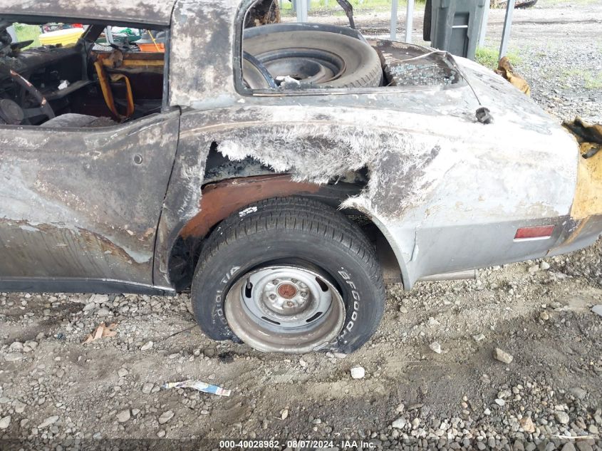 1980 Chevrolet Corvette VIN: 1Z878AS403798 Lot: 40028982