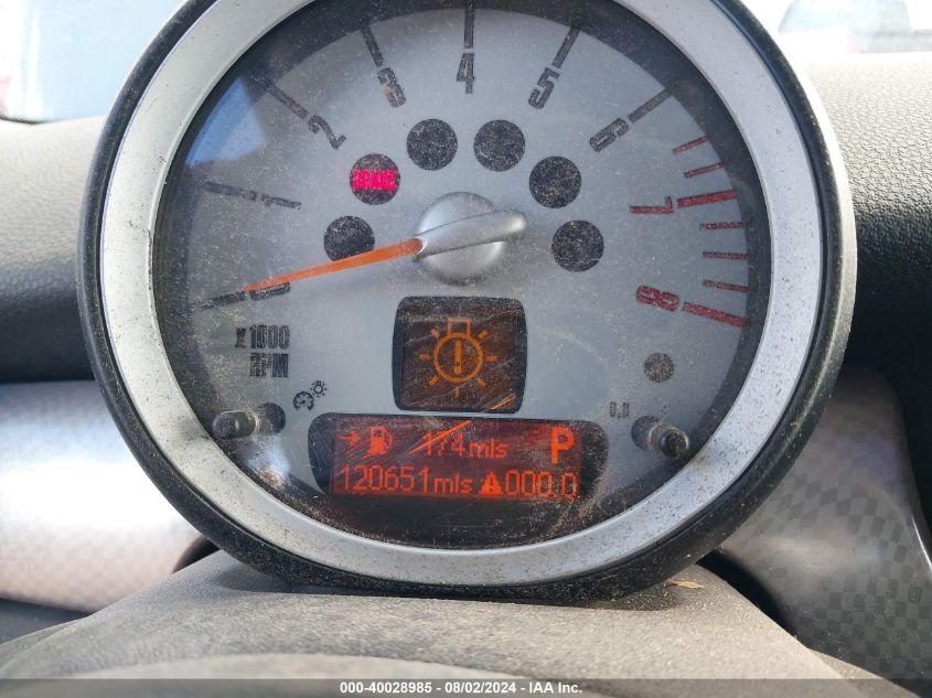 2007 Mini Cooper S VIN: WMWMF73557TV31362 Lot: 40028985