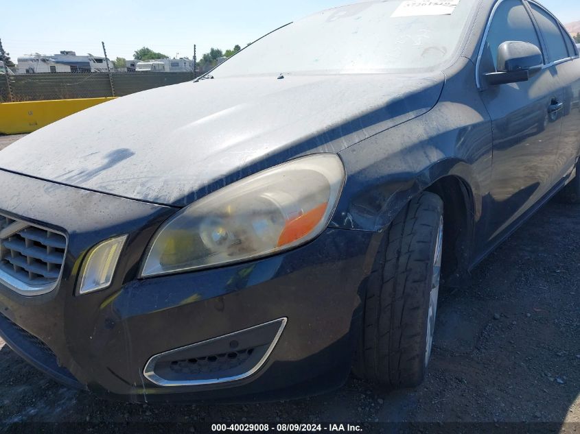 YV1622FS5C2135390 2012 Volvo S60 T5