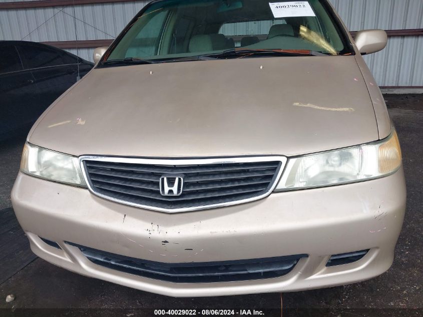 2001 Honda Odyssey Ex VIN: 2HKRL18631H612050 Lot: 40029022