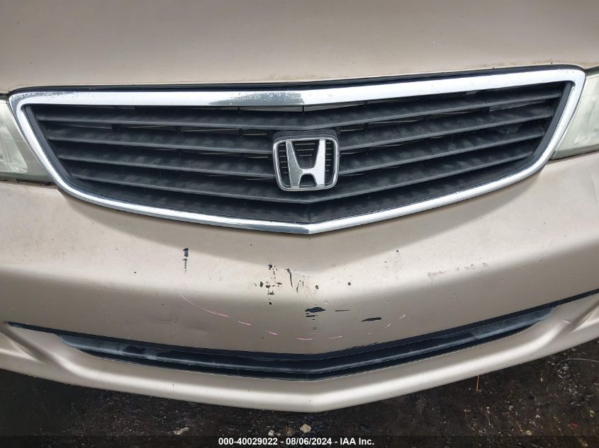 2001 Honda Odyssey Ex VIN: 2HKRL18631H612050 Lot: 40029022