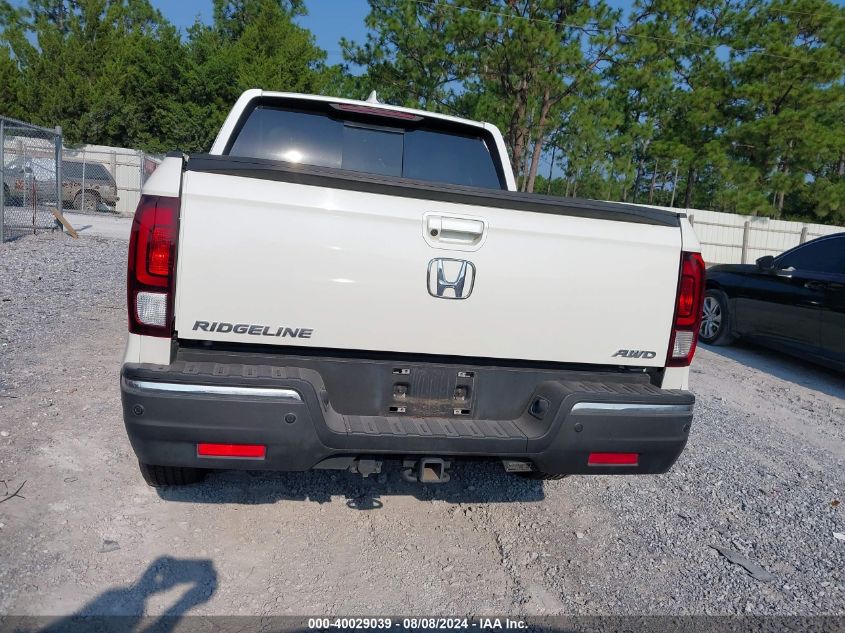 2019 Honda Ridgeline Rtl-E VIN: 5FPYK3F76KB010854 Lot: 40029039