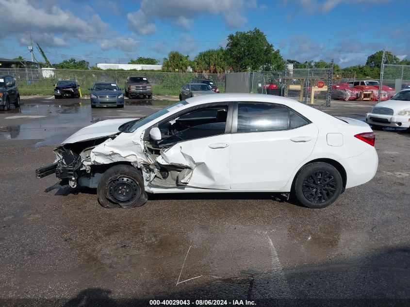 2017 Toyota Corolla Le VIN: 5YFBURHE6HP737500 Lot: 40029043