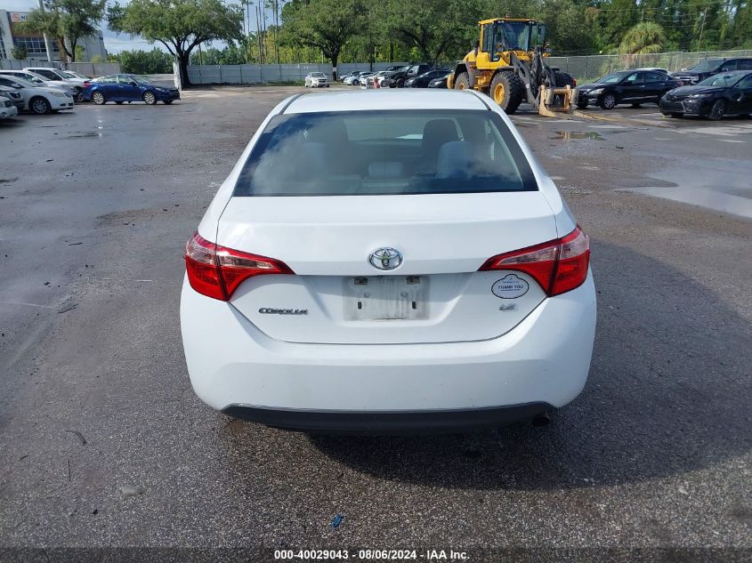 2017 Toyota Corolla Le VIN: 5YFBURHE6HP737500 Lot: 40029043