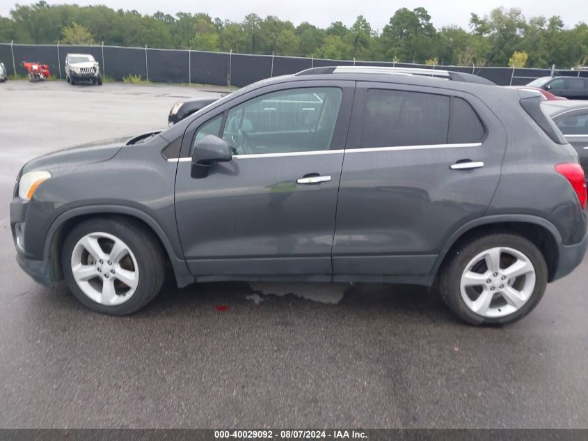 2016 Chevrolet Trax Ltz VIN: 3GNCJMSB4GL175453 Lot: 40029092