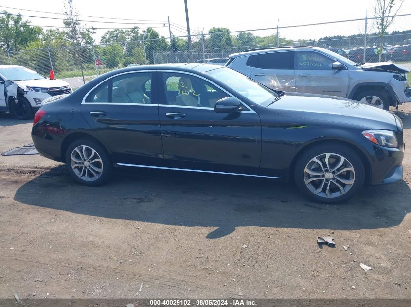 2016 Mercedes-Benz C 300 4Matic/Luxury 4Matic/Sport 4Matic VIN: 55SWF4KB2GU126370 Lot: 40029102