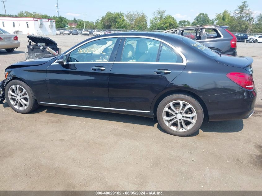 2016 Mercedes-Benz C 300 4Matic/Luxury 4Matic/Sport 4Matic VIN: 55SWF4KB2GU126370 Lot: 40029102