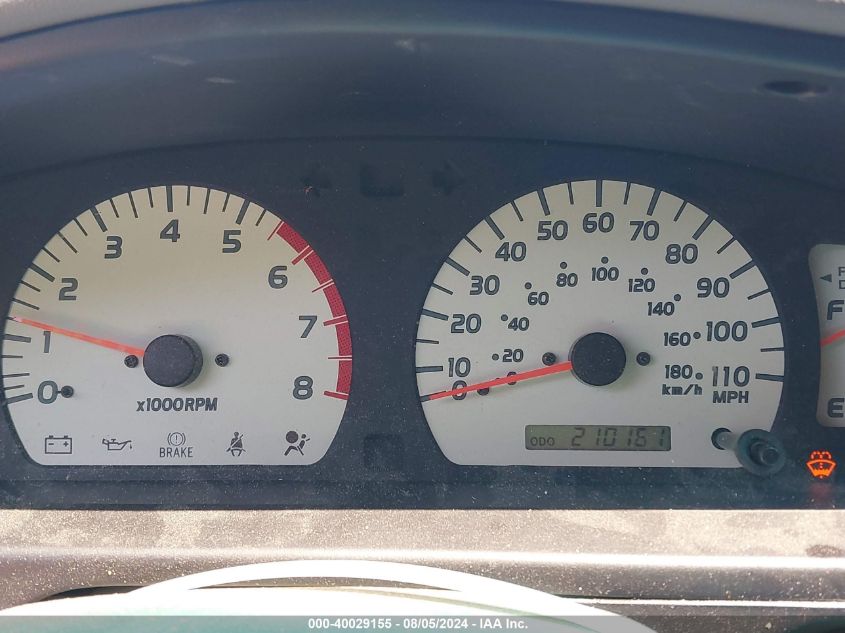 2002 Toyota Tacoma Base V6 VIN: 5TEHN72N82Z000949 Lot: 40029155