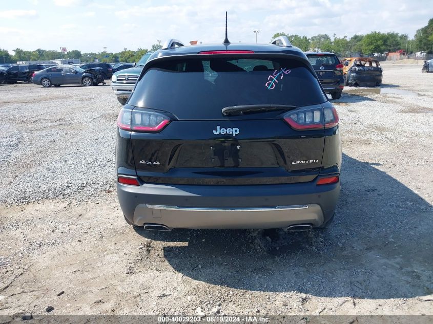 2019 Jeep Cherokee Limited 4X4 VIN: 1C4PJMDN0KD167592 Lot: 40029203