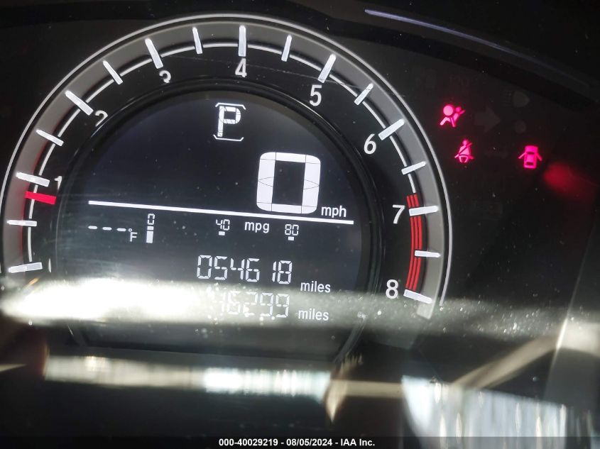 2019 Honda Cr-V Lx VIN: 2HKRW6H38KH204350 Lot: 40029219