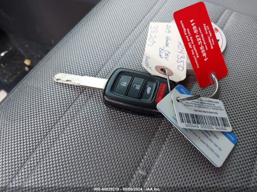 2019 Honda Cr-V Lx VIN: 2HKRW6H38KH204350 Lot: 40029219