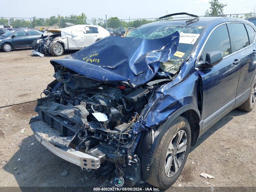 2019 Honda Cr-V Lx VIN: 2HKRW6H38KH204350 Lot: 40029219