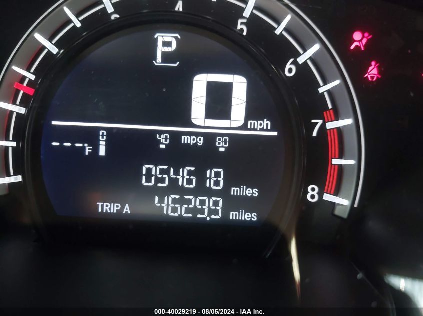 2019 Honda Cr-V Lx VIN: 2HKRW6H38KH204350 Lot: 40029219