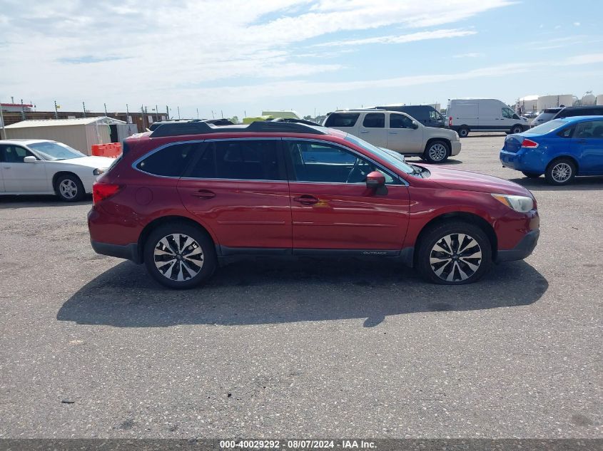 2015 Subaru Outback 2.5I Limited VIN: 4S4BSBNC5F3360837 Lot: 40029292