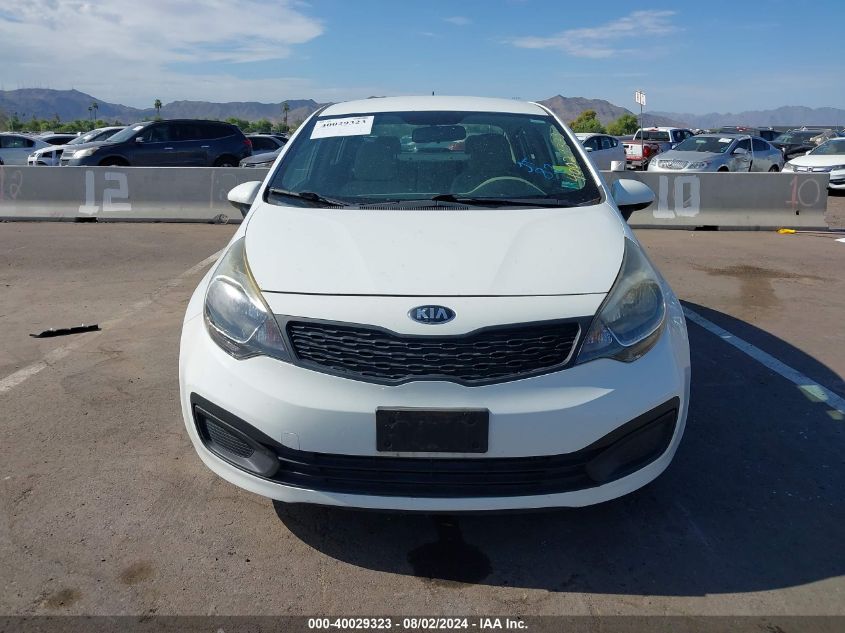 2013 Kia Rio Lx VIN: KNADM4A32D6273107 Lot: 40029323