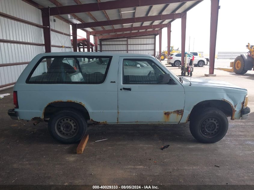 1991 Chevrolet Blazer S10 VIN: 1GNCT18Z6M8154305 Lot: 40029333