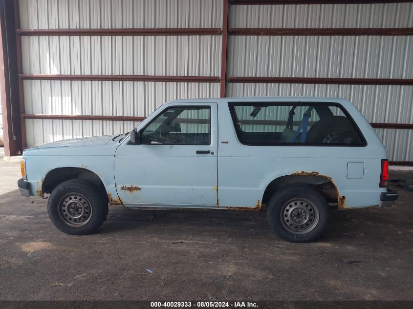 1991 Chevrolet Blazer S10 VIN: 1GNCT18Z6M8154305 Lot: 40029333