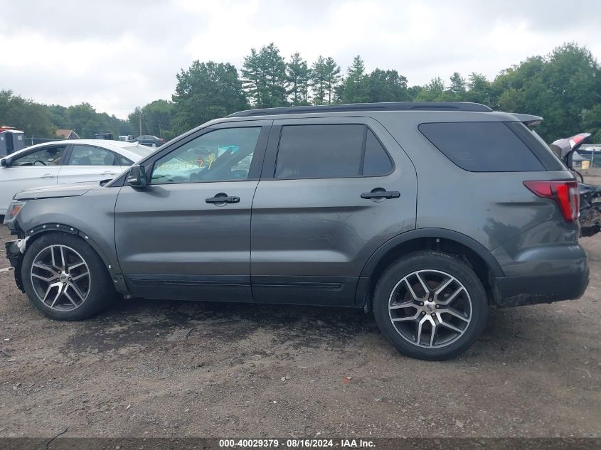 2017 Ford Explorer Sport VIN: 1FM5K8GT7HGC02038 Lot: 40029379