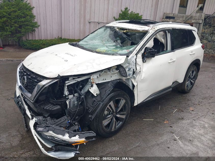 2021 Nissan Rogue Sl Intelligent Awd VIN: 5N1AT3CBXMC743579 Lot: 40029462