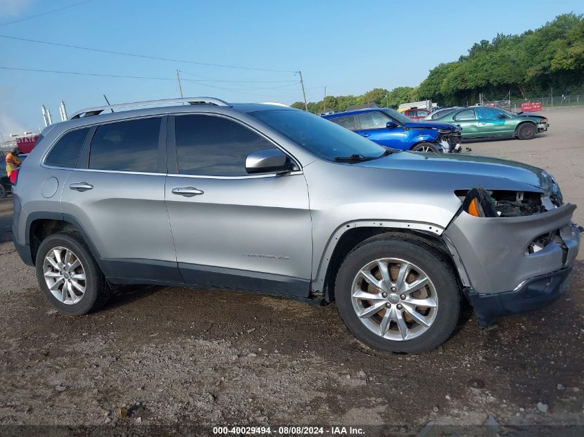 2015 Jeep Cherokee Limited VIN: 1C4PJMDSXFW719017 Lot: 40029494