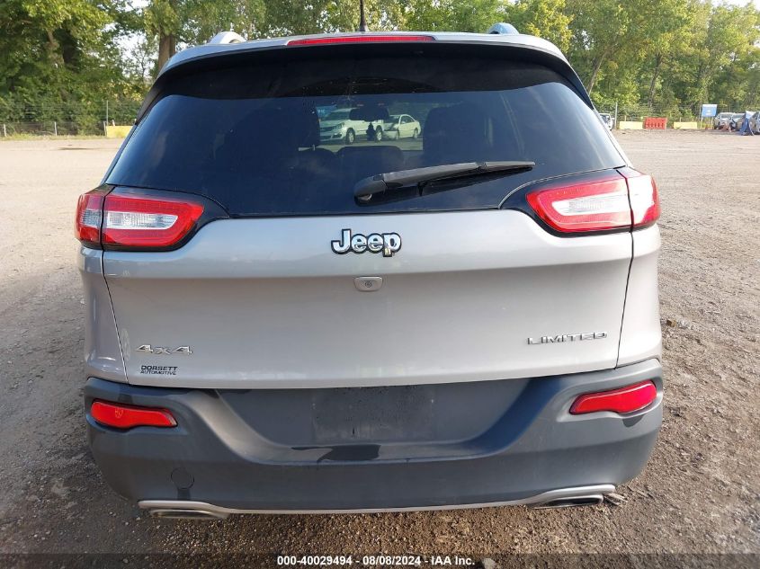 2015 Jeep Cherokee Limited VIN: 1C4PJMDSXFW719017 Lot: 40029494