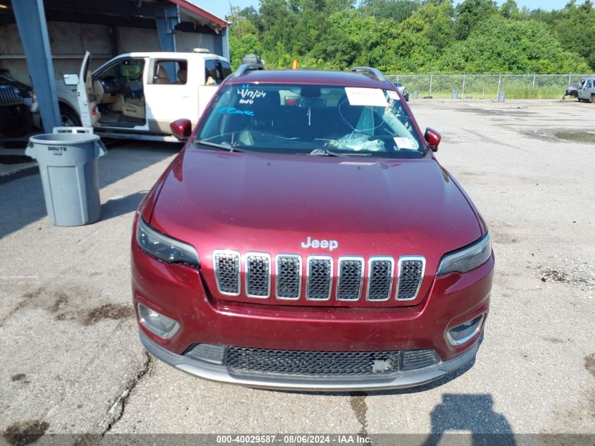 2019 Jeep Cherokee Limited Fwd VIN: 1C4PJLDB9KD302486 Lot: 40029587