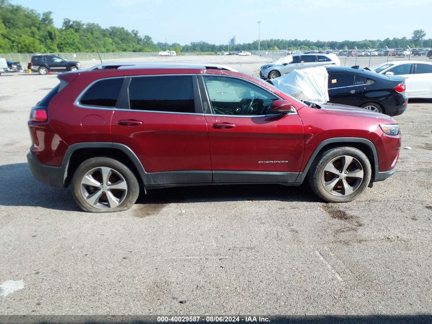 2019 Jeep Cherokee Limited Fwd VIN: 1C4PJLDB9KD302486 Lot: 40029587