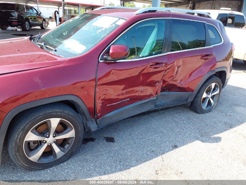 2019 Jeep Cherokee Limited Fwd VIN: 1C4PJLDB9KD302486 Lot: 40029587