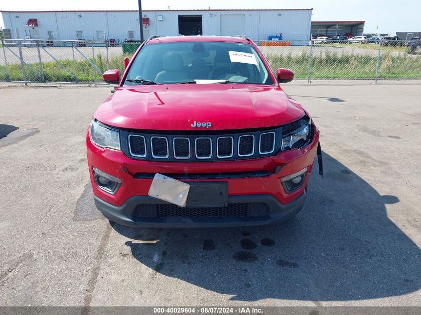 2018 Jeep Compass Latitude 4X4 VIN: 3C4NJDBB6JT112329 Lot: 40029604