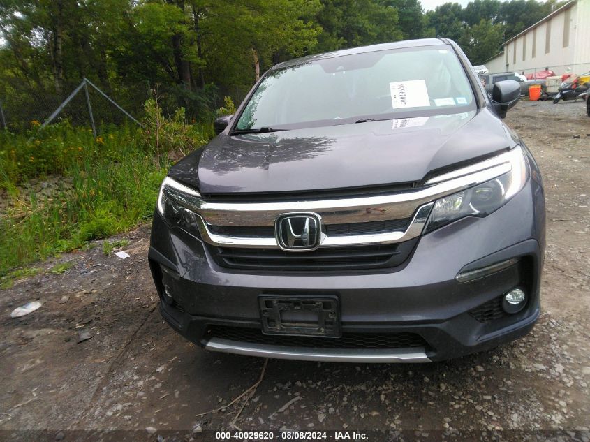 2021 Honda Pilot Awd Ex-L VIN: 5FNYF6H56MB081579 Lot: 40029620