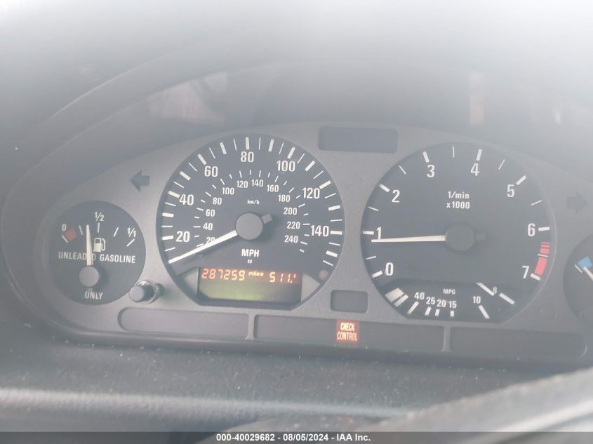 1998 BMW 328 I Automatic VIN: WBACD4323WAV61606 Lot: 40029682