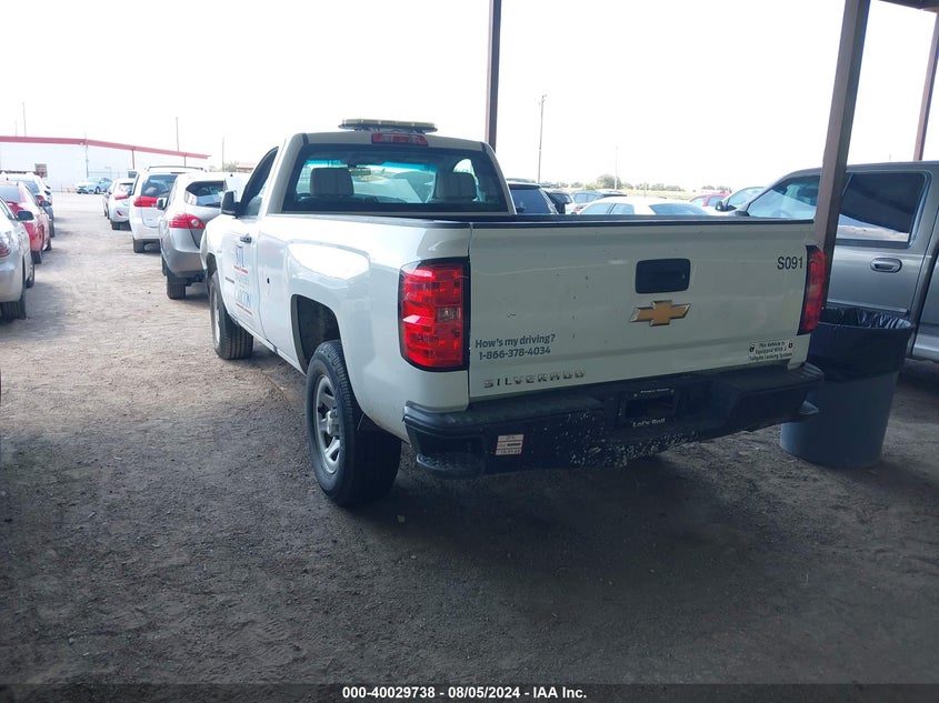 2016 CHEVROLET SILVERADO 1500 WT - 1GCNCNEH5GZ414454