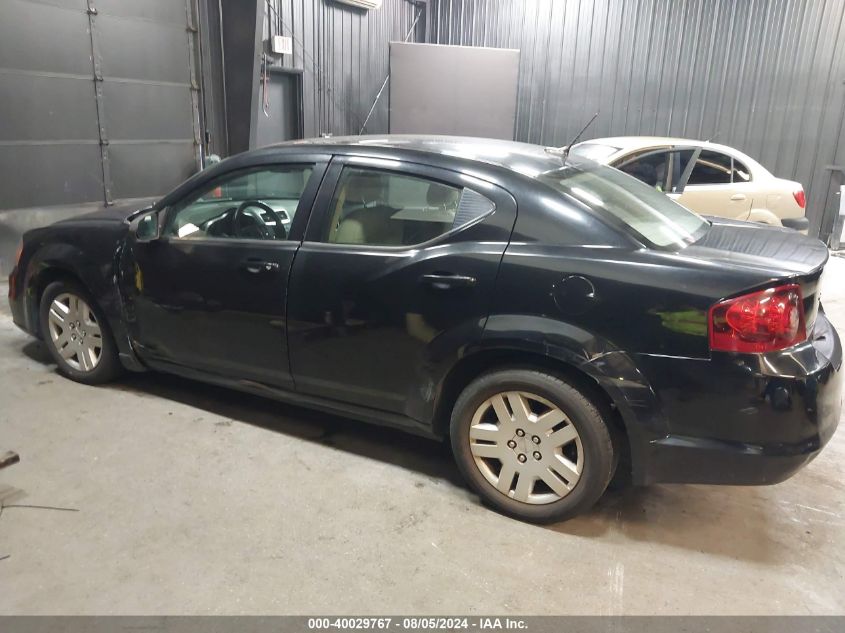 2013 Dodge Avenger Se VIN: 1C3CDZAB8DN677414 Lot: 40029767