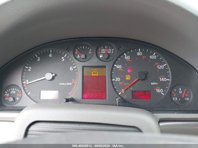 2001 Audi A4 1.8T Avant Quattro VIN: WAUKC68D81A094163 Lot: 40029813