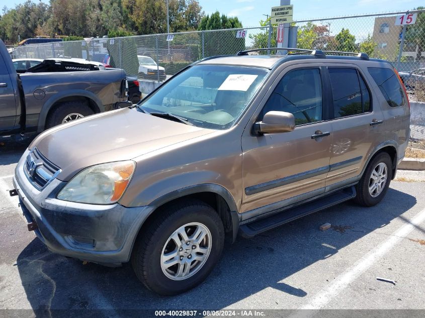 2002 Honda Cr-V Ex VIN: JHLRD78862C080617 Lot: 40029837