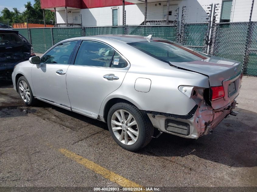 2011 Lexus Es 350 VIN: JTHBK1EG9B2452162 Lot: 40029903