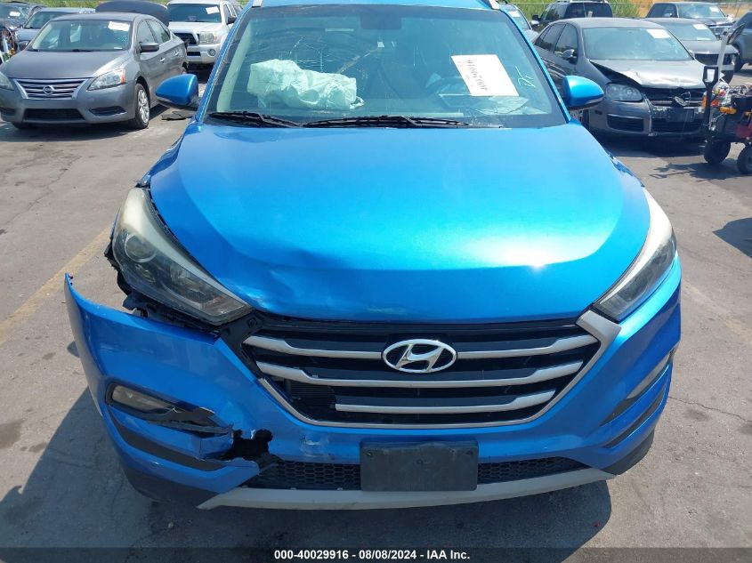 2017 Hyundai Tucson Eco VIN: KM8J3CA27HU346284 Lot: 40029916