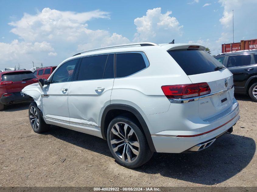 2022 Volkswagen Atlas 3.6L V6 Sel Premium R-Line VIN: 1V2FR2CA8NC513825 Lot: 40029922