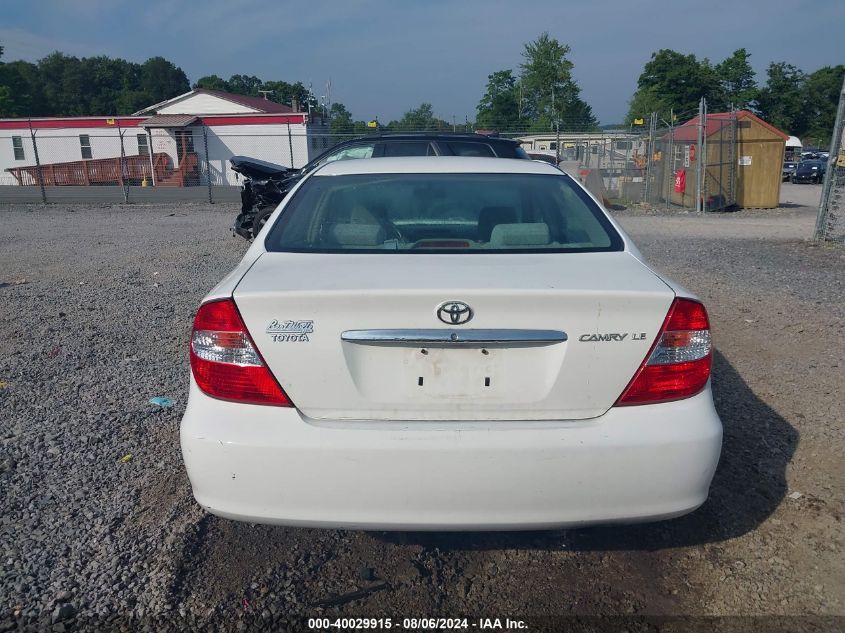 2004 Toyota Camry Le VIN: 4T1BE32K64U278826 Lot: 40029915