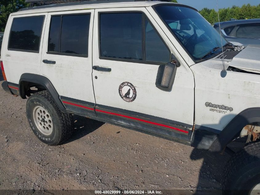 1996 Jeep Cherokee Sport/Classic VIN: 1J4FJ68SXTL103021 Lot: 40029999