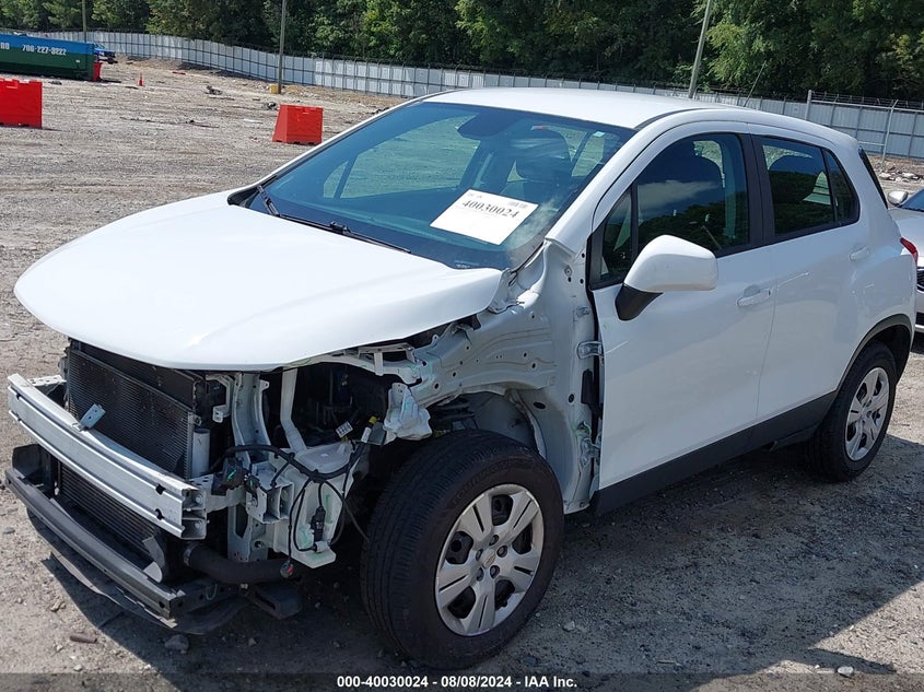 2017 CHEVROLET TRAX VIN: KL7CJKSBXHB185613