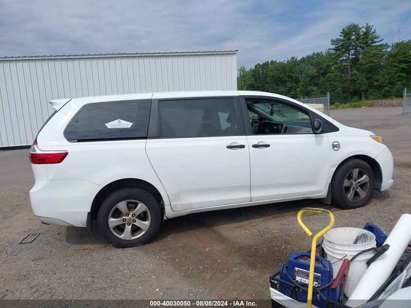 2015 Toyota Sienna VIN: 5TDZK3DC2FS545937 Lot: 40030050