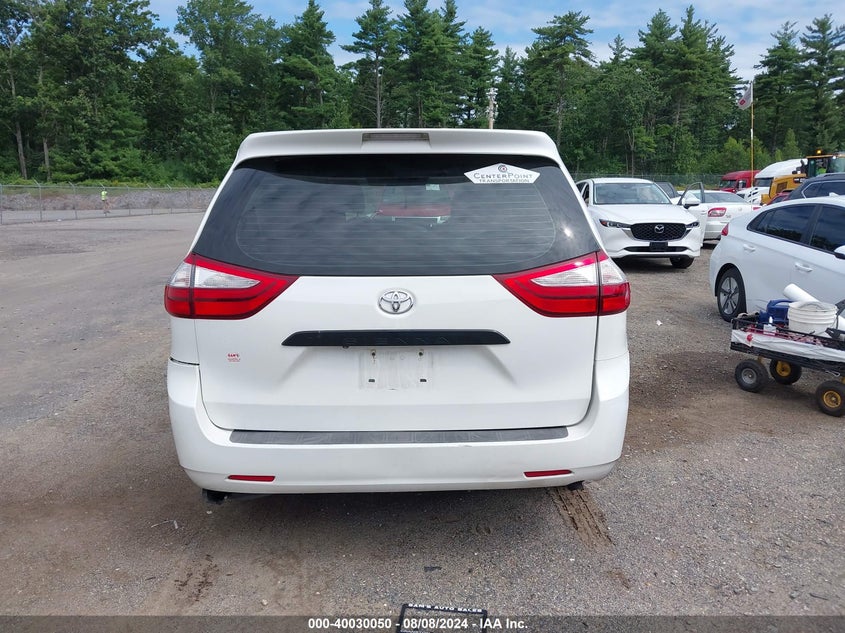 2015 Toyota Sienna VIN: 5TDZK3DC2FS545937 Lot: 40030050