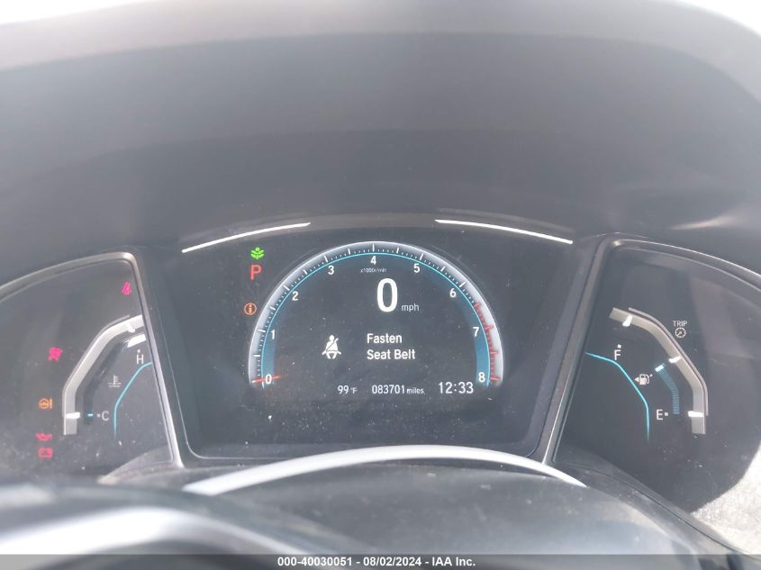 2019 Honda Civic Ex VIN: SHHFK7H61KU406961 Lot: 40030051