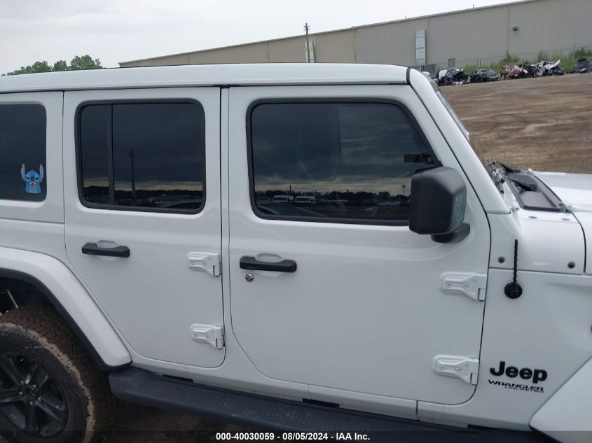 2021 Jeep Wrangler Unlimited Sahara Altitude 4X4 VIN: 1C4HJXEG5MW764573 Lot: 40030059